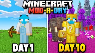 Adding a Mod Every Day for 100 Days in Minecraft...