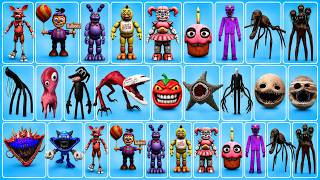 ALL *New* FNAF Update 99+ SCP MORPHS IN SCP MORPH (Roblox)