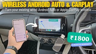 🔥BEST Wireless Android Auto & Apple CarPlay Adopter | Convert Wired Android Auto to Wireless