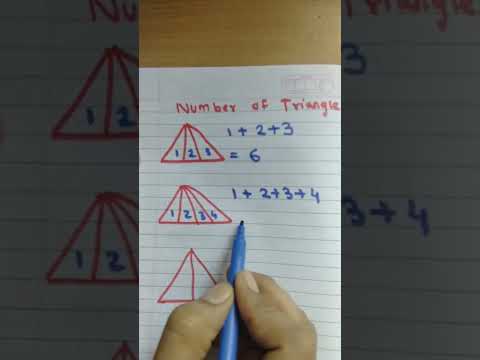 ||How to count Triangles|| @mathematics tutorial