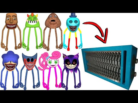 Tung Tung Sahur, Doeys, Bou, Huggy, Sonic Smiley's Stylized FAMILY vs SHREDDER in Garry's Mod