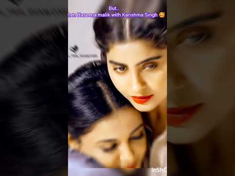 Haseena malik with Karishma Singh ❤️❤️🥰😘#Madam sir ft. chammak  challo🥰❤️