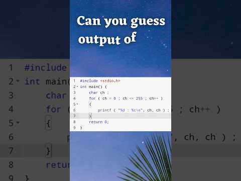can you guess the output