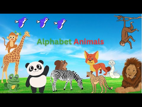 Alphabet Animals | ABC Animals Song for Kids | Kids Learning TV