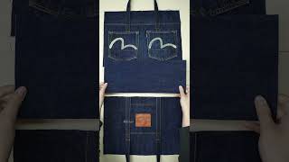 Coats transformed into handbag #sewing #diy #handmade #upcycling #levis