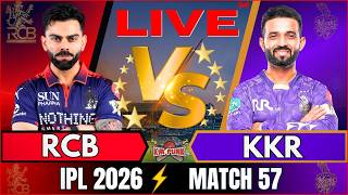 🔴Live IPL: Bengaluru vs Kolkata, IPL 2026 | Live Cricket Match | RCB vs KKR, LIVE IPL Match Today