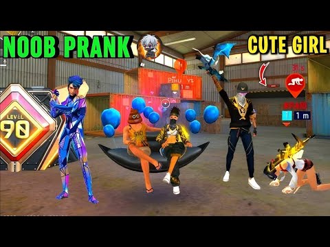 NOOB PRANK 🤯 free fire Headshot Full Gameplay in Lone wolf free fire 🔥 Part-24