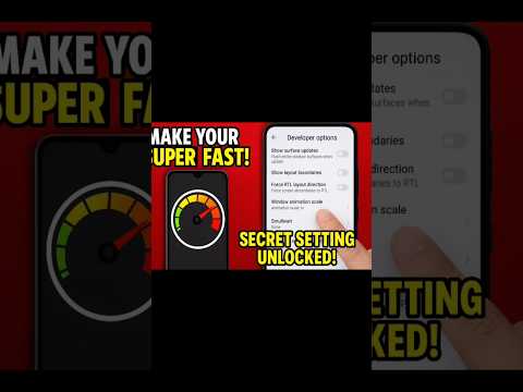Make Your Phone SUPER FAST with This SECRET Setting