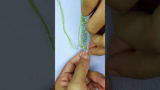 #loopstitch #sewingpatterns #diynstitch #sewingtips #handmade #beginnersstitch #sewingtut #necklace