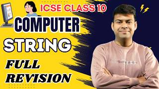 Computer Strings & all Functions | Logic Building 🔥 Full Revision LIVE | Exam Ready in 1 Shot 💯