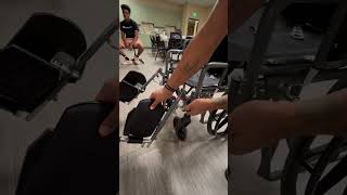 Wheelchair parts and assembly #wheelchair #wheelchairlife #physicaltherapybiz #physicaltherapy