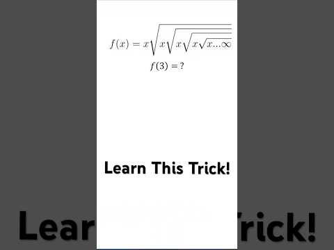 Clever Maths Olympiad Trick! #maths #olympiad #jee #neet #algebra #geometry