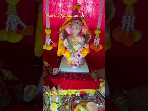 Gaurai Aaganman♥️🌺🙏🏻 #Gaurai #mahalakshmi #ganpatifestival2024 #family #2024ganpati #home