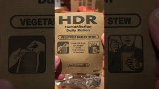 MRE vs Humanitarian Rations - What's better for a bug out bag? #prepper #mre #bugoutbag