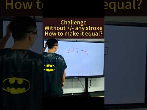 Math Challenge: Make it Equal!#whiteboard #whiteboardgame