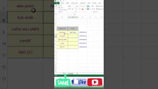 How to use PROPER function in Excel