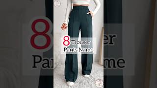 8 Trouser Pant With Name😍 #farheenstyle #shortsfeed #shorts #jeans #viral #fashion #trending #pants