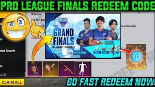 PRO LEAGUE GRAND FINALS REDEEM CODE || FFPL GRAND FINALS REDEEM CODE AAGYA