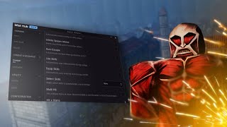 O MELHOR SCRIPT PARA (Attack on titan Revolution) NO ROBLOX 