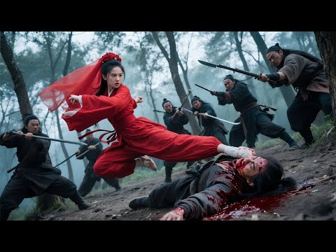 The bully robbed the wedding convoy, but unexpectedly the bride was a Kung Fu girl!