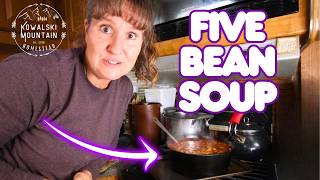 The Ultimate Hearty Five Bean Soup that Everybody Loves