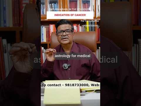 Saturn & Rahu in 8th House - Indication of Cancer. #saturn   #astroinsights #shankeradawal