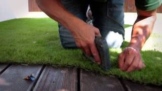 Easigrass Installation on Decking and Balconies