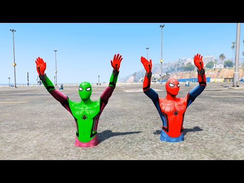 Hulk & Ironman The Brotherhood's Rescue of Spider Man! #gta5