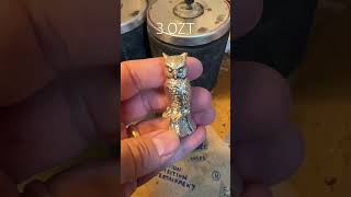 Experimental Silver Pour #shorts #silver #tthesilverstacker