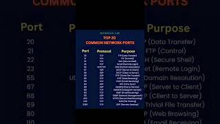 Top 20 Common Network Ports 🔌 | Networking Basics for Hackers & IT Pros