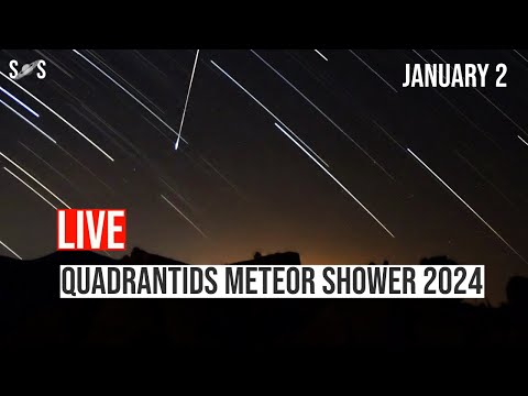 Live : Quadrantids Meteor Shower 2025 | January 2