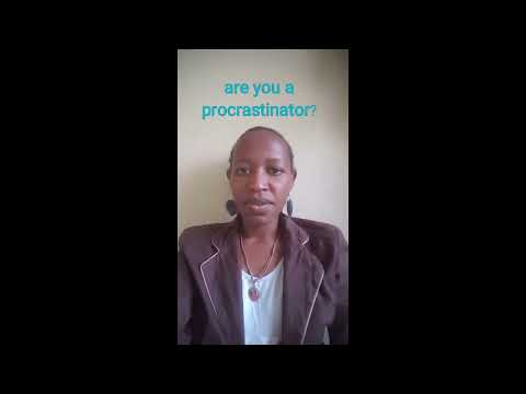 Are you a procrastinator?