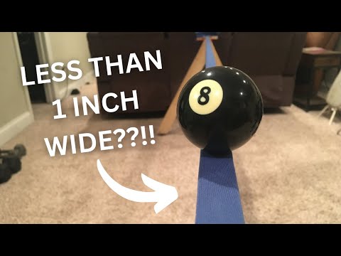 Playing Pool on the World's SKINNIEST Pool Table