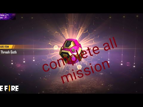 Free fire How to complete all mission in 4th anniversary event