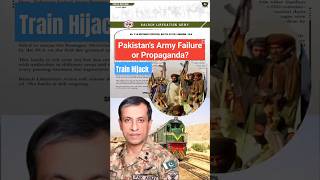 Pakistan's Army Failure or Propaganda? |Train Hijacking #short