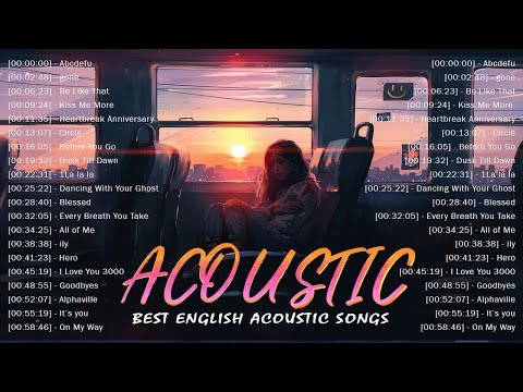 Acoustic Love Songs 2022 ♫ English Guitar Acoustic Cover of Popular Songs Ever