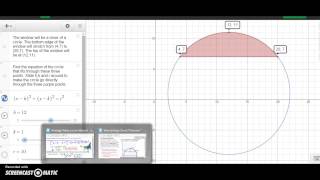 Application of the Intersecting Chord Theorem