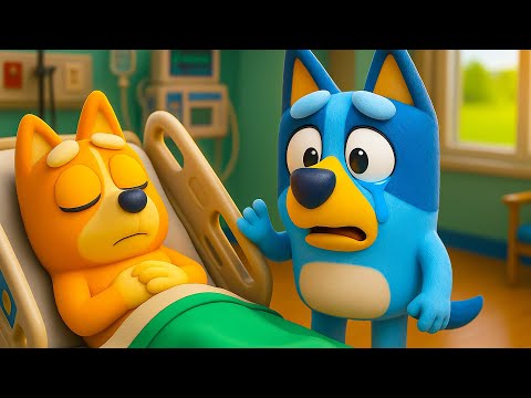 The Rainbow Mess 🌈 – Bluey's Family Rainbow Cleanup Day 💦✨ | Funny Bluey and Bingo Animation