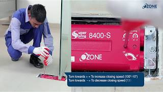 Cam Action Floor Spring (FS-8400-S STD) | Installation Guide | Ozone