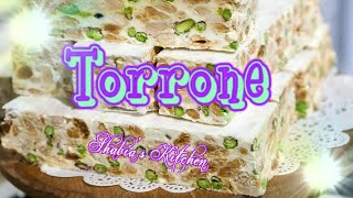 Torrone Recipe||Italian Nut And Nougat Confection||Italian Torrone||Almond Pistachio Torrone||