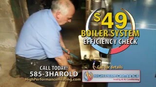 $49 Boiler System Efficiency Check, don't wait for To Save Money!
