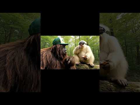 Human Food Is SO GOOD #bigfoot #bigfootai #bigfootvlog #ai #lifeisbutadream #wildlife #hangry #wow
