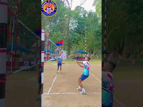 Assam police volleyball team 🔥 #assampolice #sports #policemeet #trendingshorts #volleyball #shorts