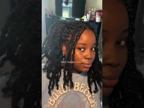 I love doing mini twists #minitwists #protectivestyles