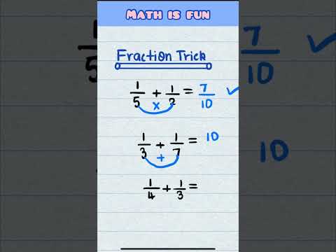 Maths Fraction Trick❤️💯!!!!!