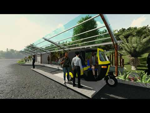 Rikshaw stand design | Competition entry | Architectural competition