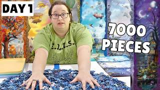 I Have 10 Days to Finish This Giant Puzzle | Day 1