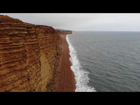 4K Drone Footage of the Jurassic Coast in Southwest England