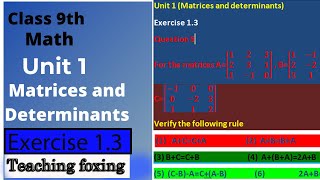 Class 9th Math Unit 1  Exercise 1.3 Question 5 solution