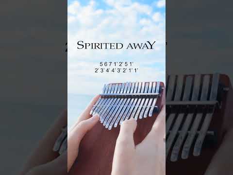 Spirited Away - Always With Me (いつも何度でも) | Kalimba Cover tabs & tutorial, Studio Ghibli music